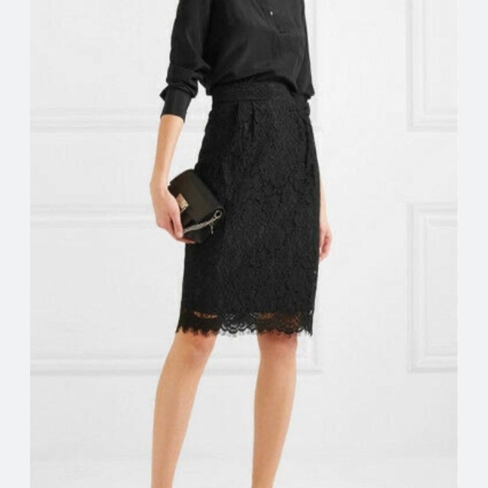 JCREW Lace Pencil Skirt